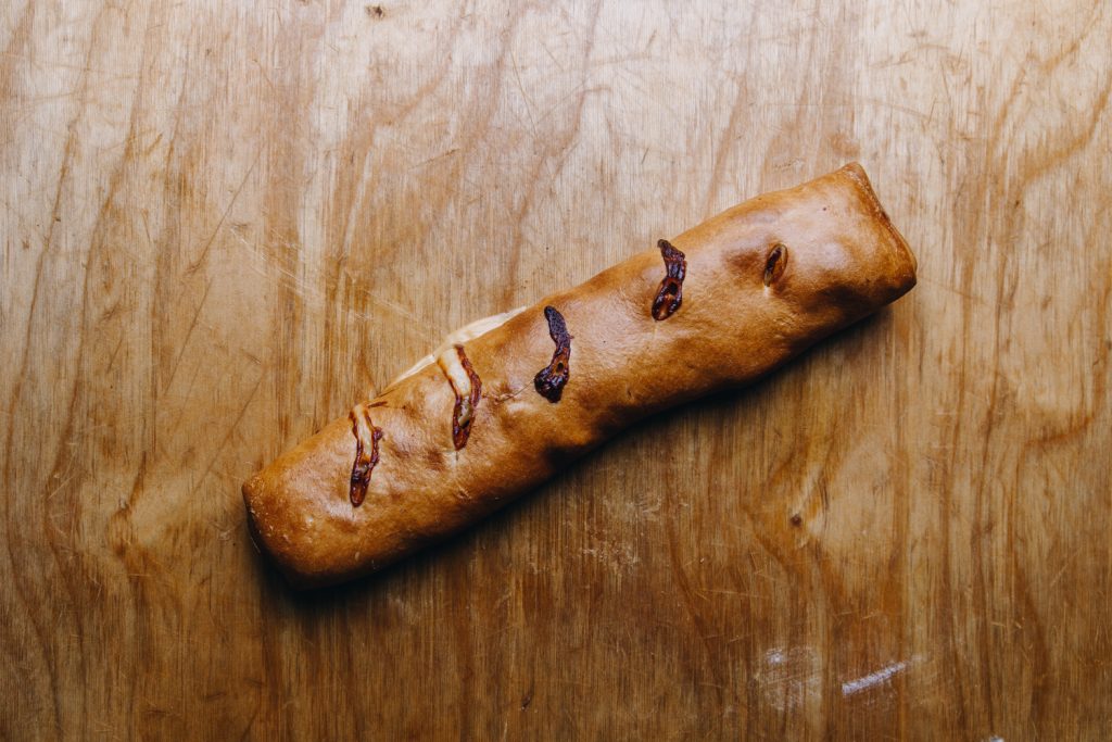 Italian Hotdog Stuffed Bread